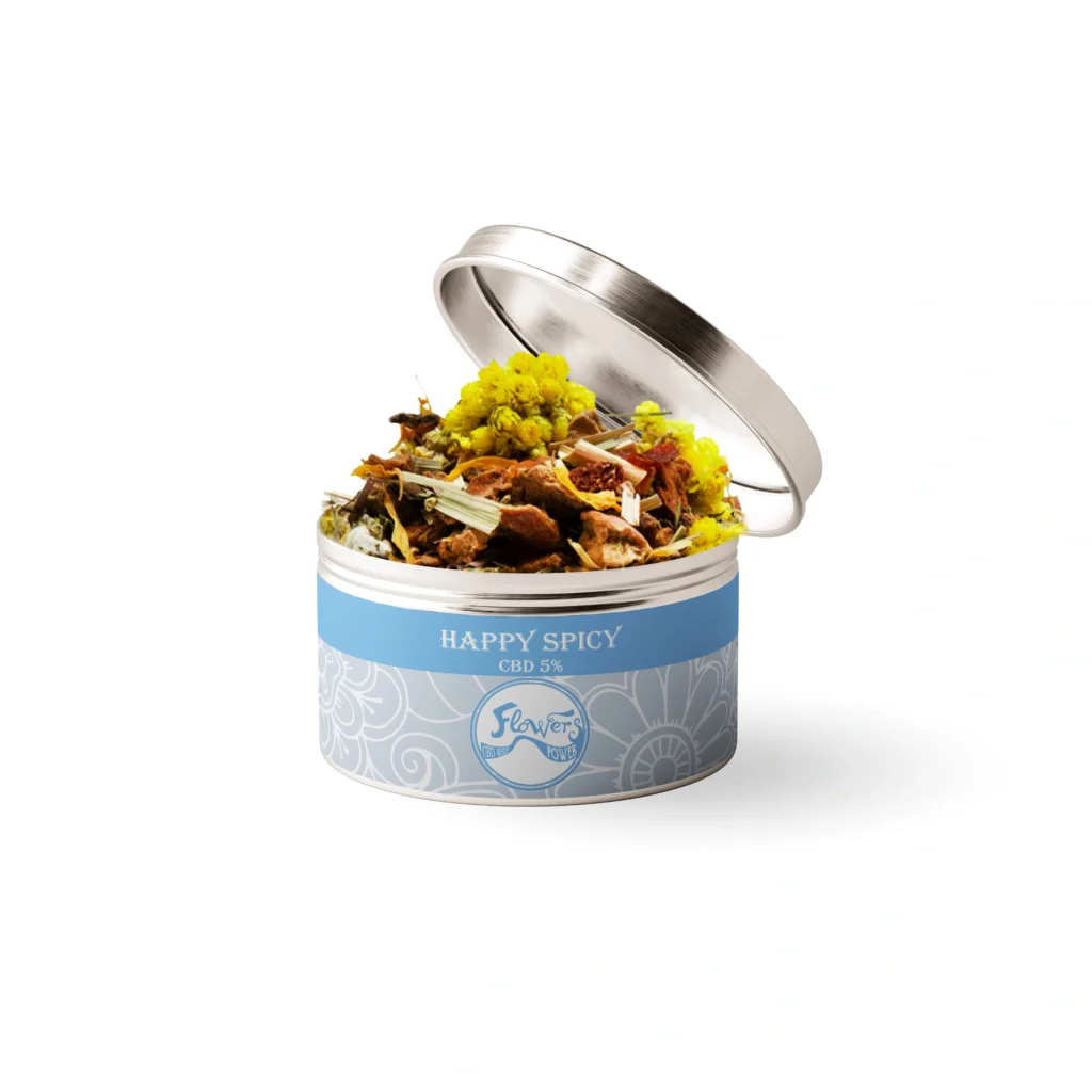 Infusion CBD Happy Spicy à la camomille