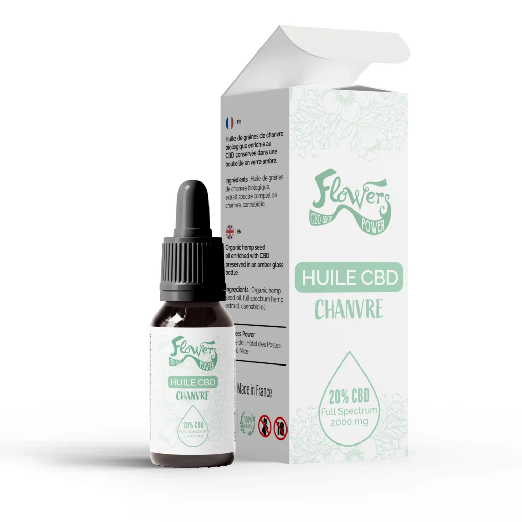 Huile CBD 20 % Bio Chanvre