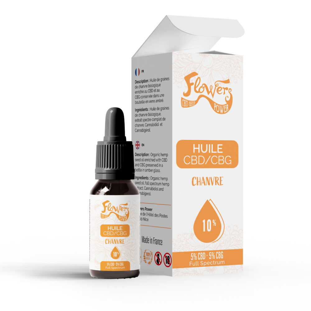 Huile de CBG 10% Bio Chanvre