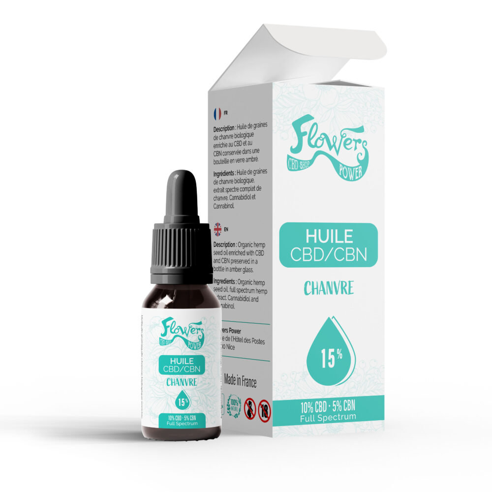 Huile de CBN 15% Bio Chanvre