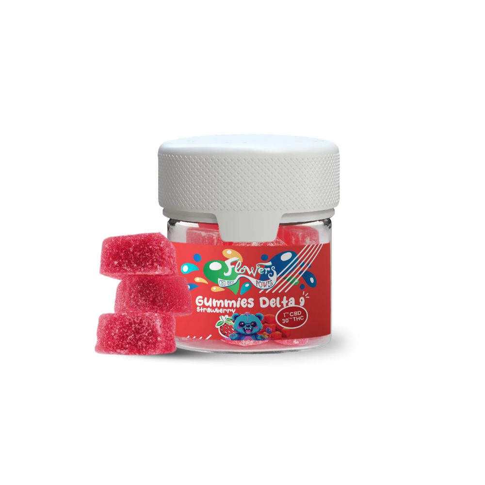 Gummies THC 30mg - Goût Fraise