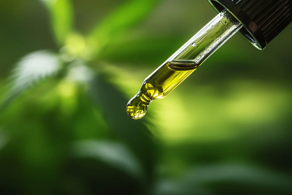 pipette huile cbd gouttes dosage