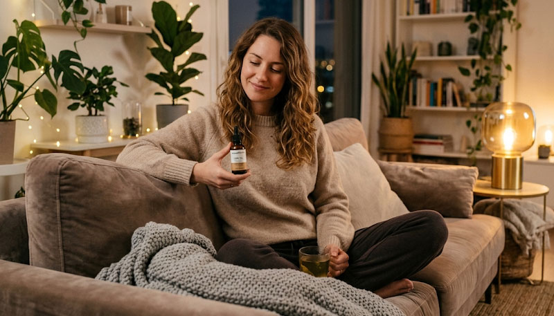 huile cbd avant dormir