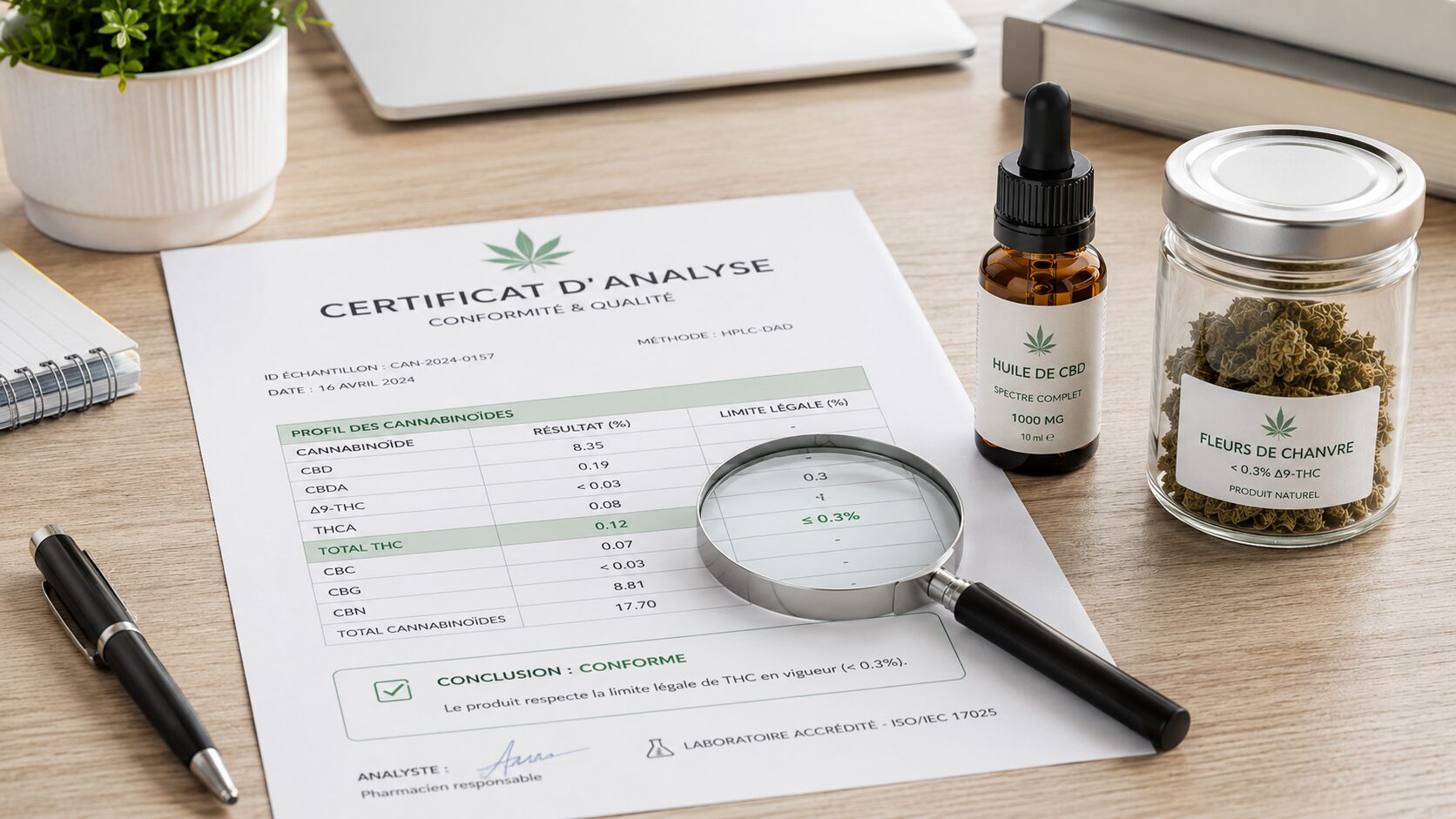 Taux de THC : ce que dit la réglementation